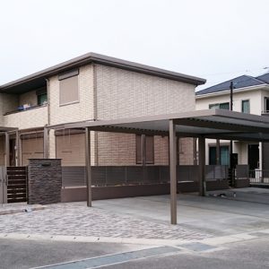 施工事例　新築外構　四日市市